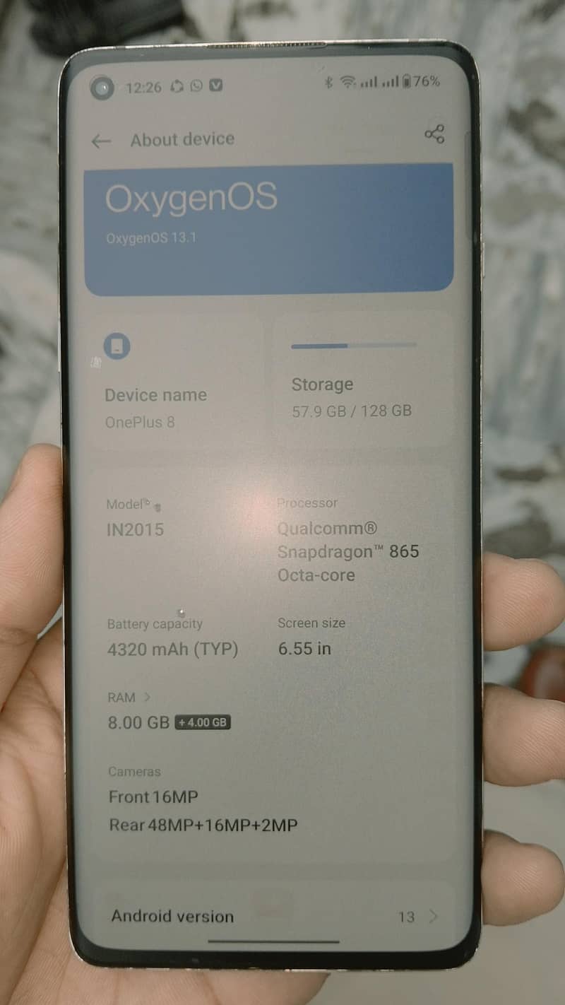 One Plus 8 lush condition 3