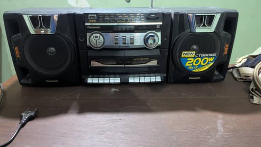 original Panasonic RX-CT880M2 Stereo System _ Both Speaker Working