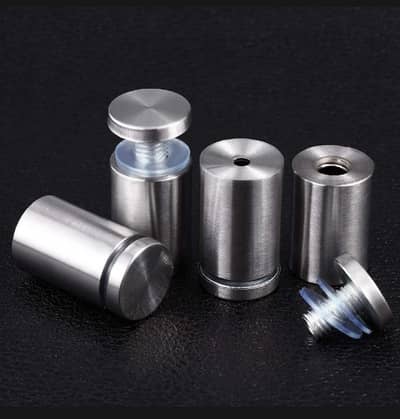 stainless steel glass spacers