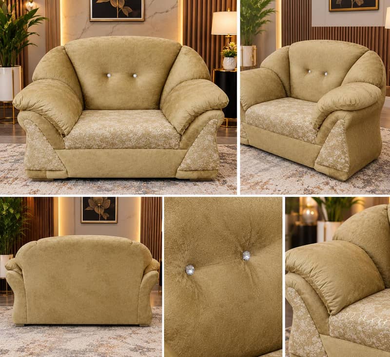 Six seater sofa set 4