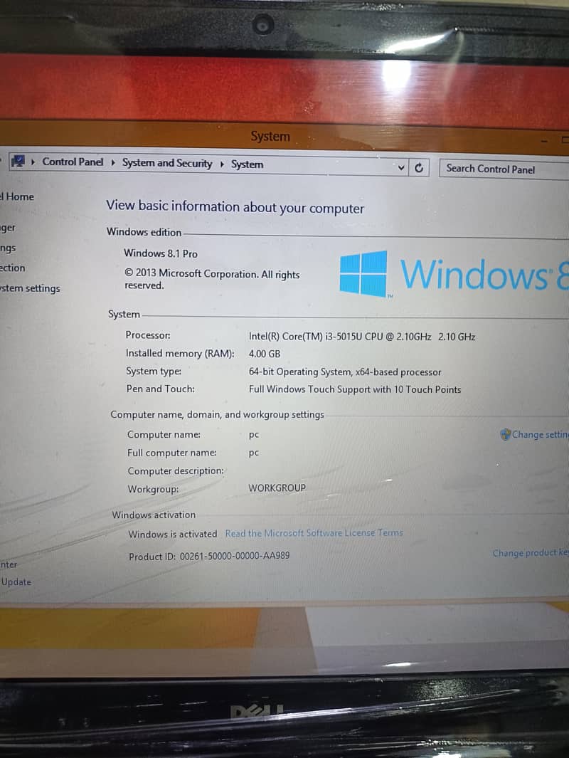 dell laptop 3