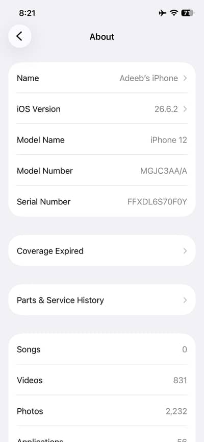 Iphone 12 Non PTA