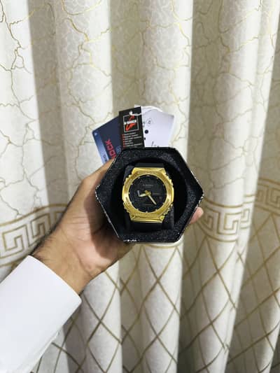 Casio G-Shock GM-2100 Gold Metal Watch – Stylish & Premium