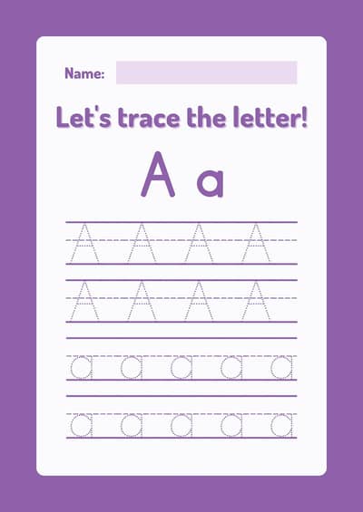 Kids Tracing Book - ABC, Numbers, Lines Practice For Age 3-8