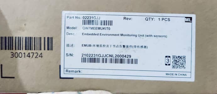 Embedded Environment monitoring Unit with sensors (Just New)