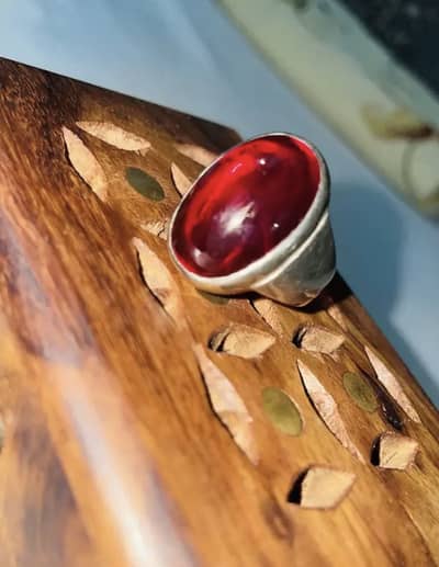 New Silver ring for men. . .  serious buyers text only for this one