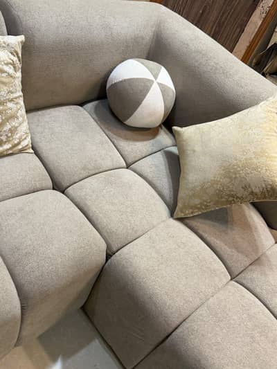 6 seater  L shape bubble sofa