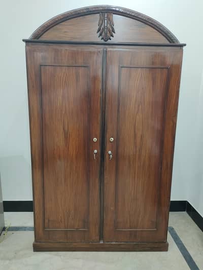 Solid Wooden 2 Door Wardrobe | Almari | Good Condition | Rs. 20,000