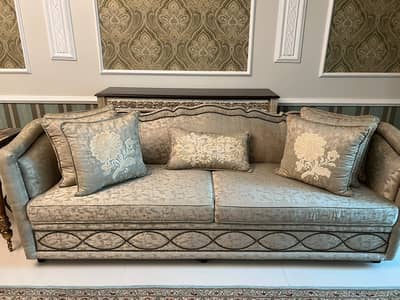 Elegant 3-Seater Sofa Set with Premium Fabric & Beautiful Design