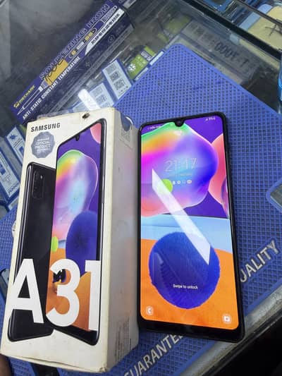 Samsung Mobile A31//128Gb Finger in Display