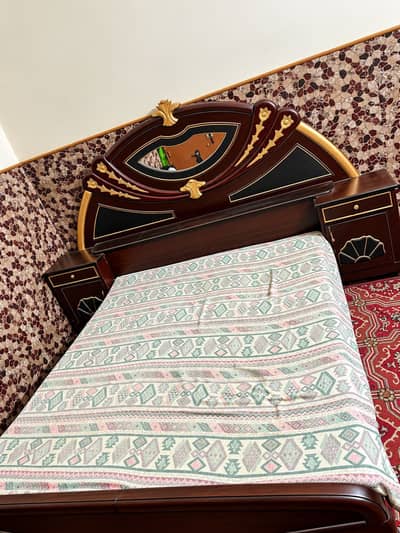All furniture. King size bed.   Show case.   and dressing table
