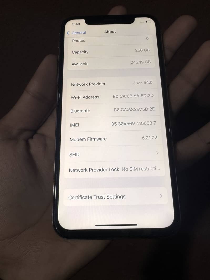 Apple iPhone X 5