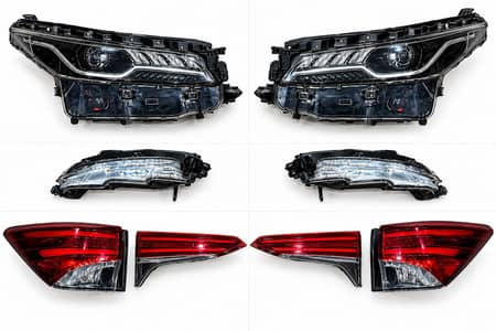 Fortuner Headlights Tail lights and Fog lamps