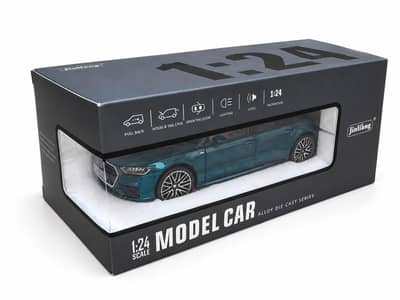 Audi A7 Die-Cast Model Car 1:24 Scale in Teal Blue Colour