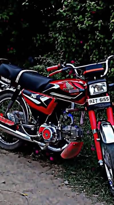 honda CD 70 bike new condition 2025 model red colour