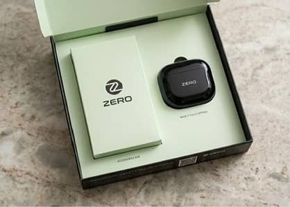 zero quantum box packed ANC ENC heavy Battery & Premium build Design.