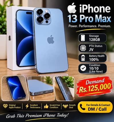 IPHONE 13 Pro Max 100% Battery Health