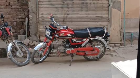 honda cd 70 bike red colour