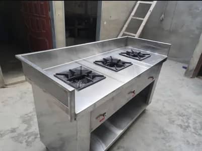 Hotels, restaurants, canteens, dhabon aur catering ke liye 3 burner
