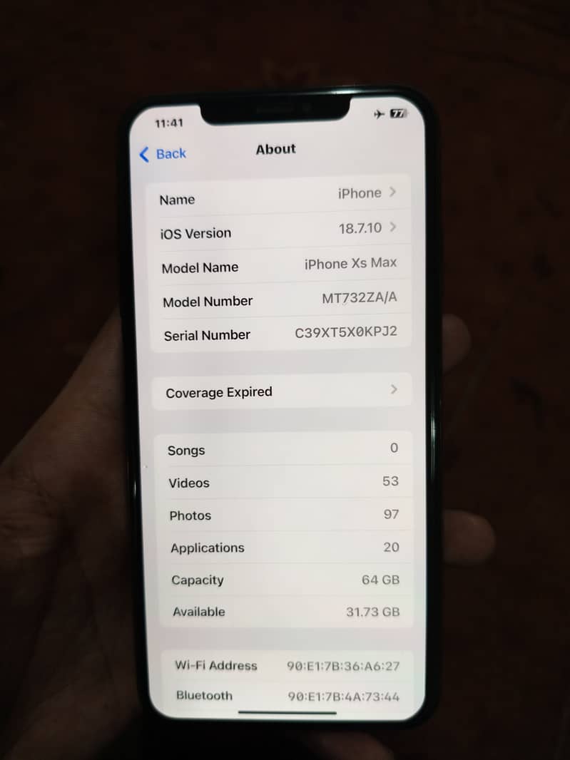 Apple iPhone XS Max 5