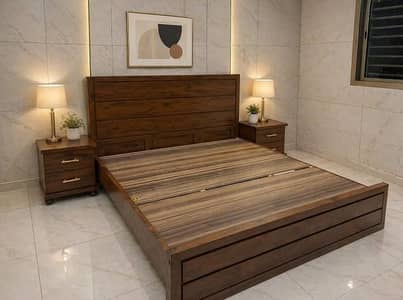 New bed set with 2side tables