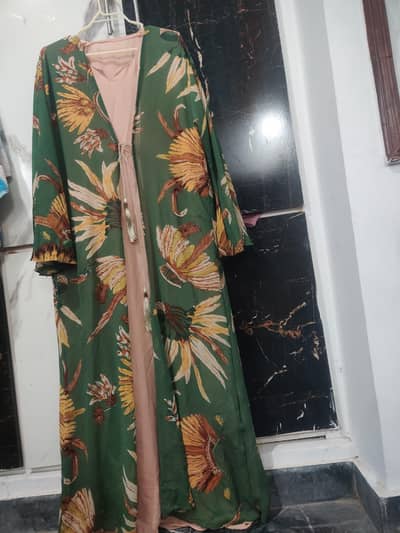 2 in 1 beautiful Abaya