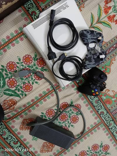Xbox 360 Console with 2 Controllers & All Accessories – Ready to Play