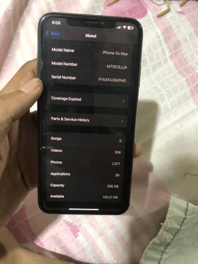Apple iPhone XS Max 256gb pta with box