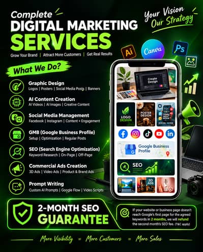Digital Marketing Services | Graphic Design, SEO & Social Media Manag