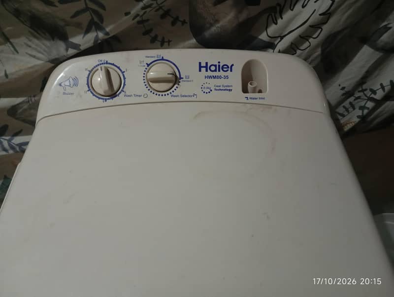 HAIER washing machine 1