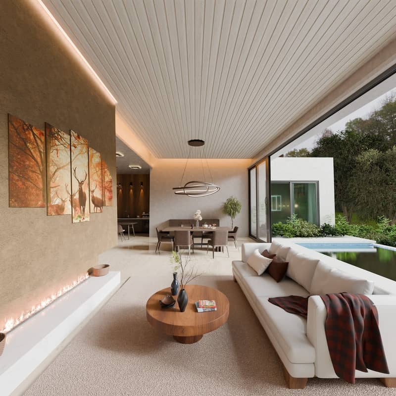 Fancy Ceiling - panel ceiling - pop ceiling - pvc panels 2