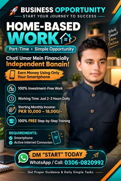 Home Based Online Opportunity - Earn Monthly Income From Smartphone