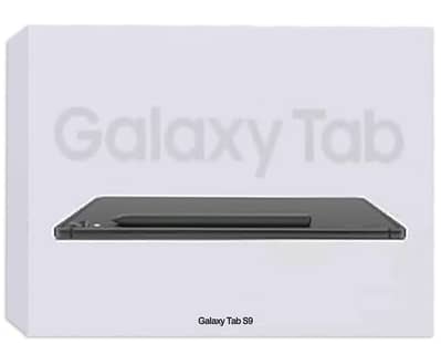 Samsung Galaxy Tab S9 in mint condition. Just box open with folio