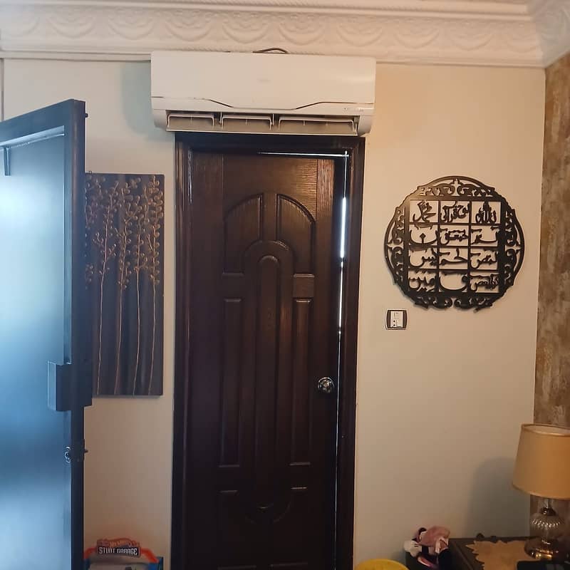 3 Bed DD Flat For Sale Afnan Arcade With Roof Block 15 Gulistan e ...