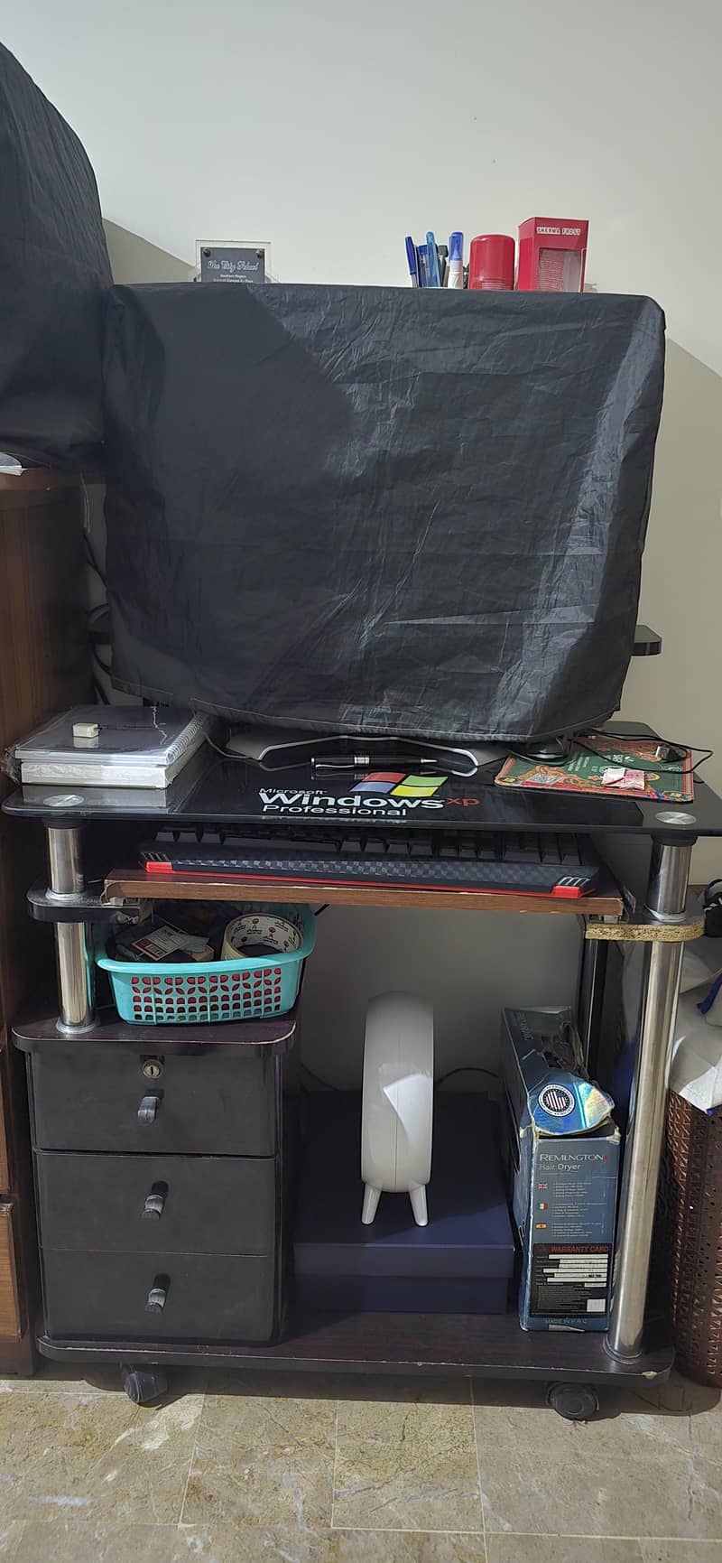 PC Glass Computer Table 2