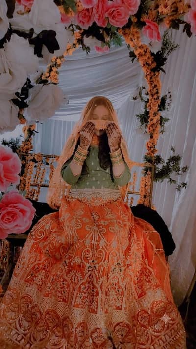used lehnga
