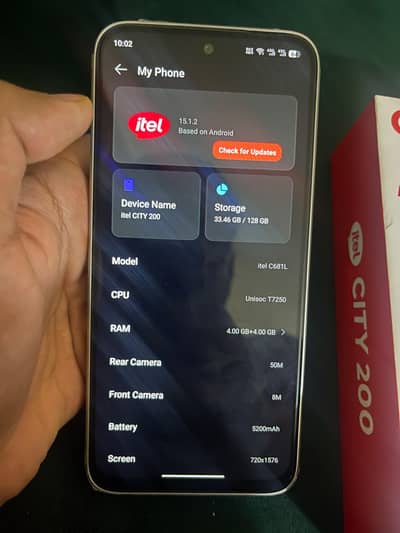 Itel City 200 For Sale – 1 Month Used, Under Warranty (8/128)