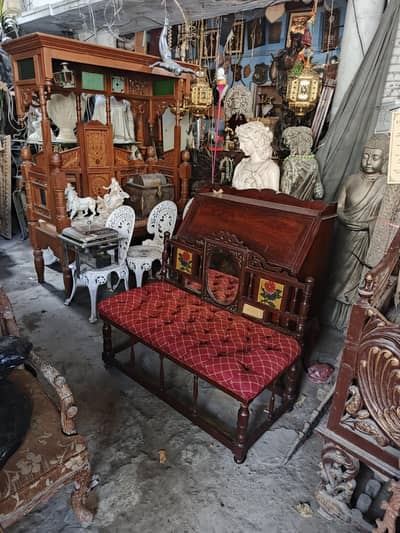burma teak antique furniture sheesham rosewood imported 100 year old