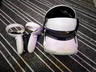 Meta Quest 2 128GB VR Headset with 2 Controllers – Good Condition