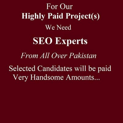 SEO Experts Required | SEO Jobs | Digital Marketing | Highly Paid Work