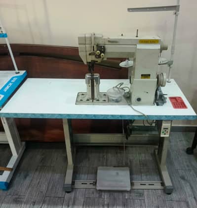 Jumbo King Industrial Post Bed Sewing Machine - Leather Bags & Shoes