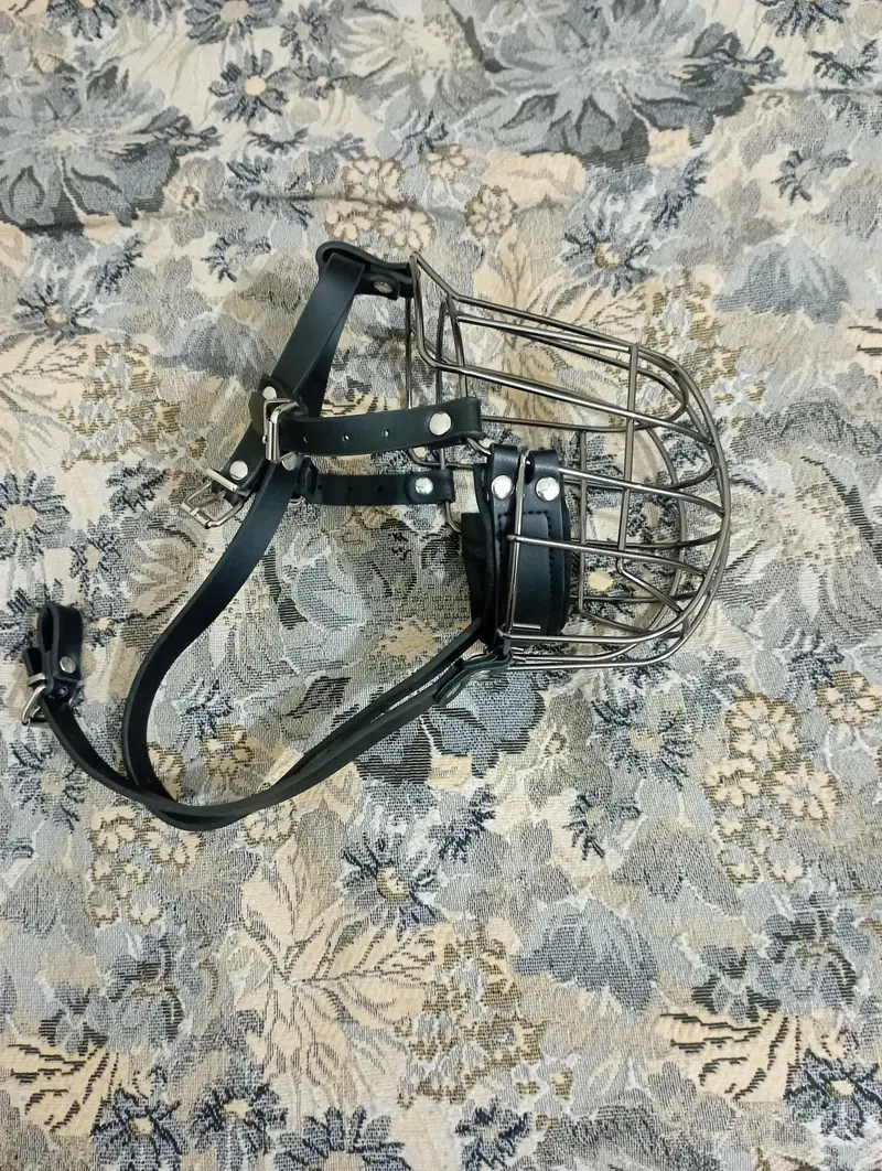 Large size dog-muzzle, Metal Mask — photo 2
