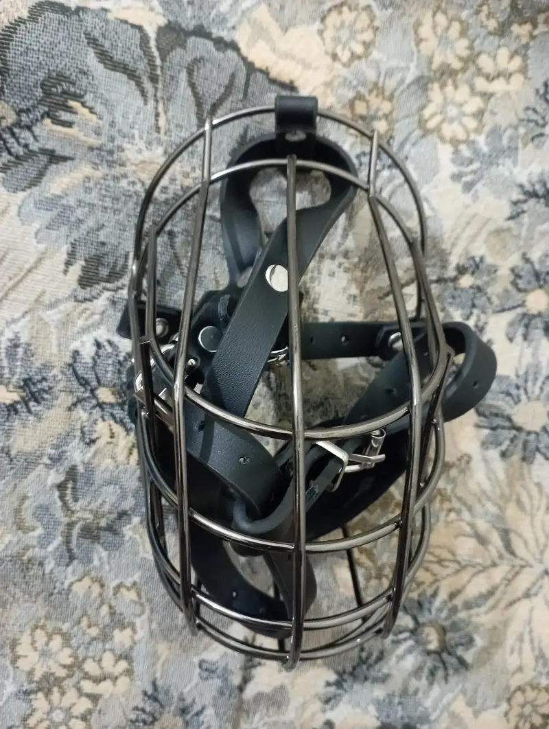 Large size dog-muzzle, Metal Mask — photo 4