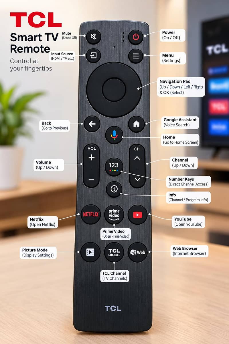 TCL remote 0