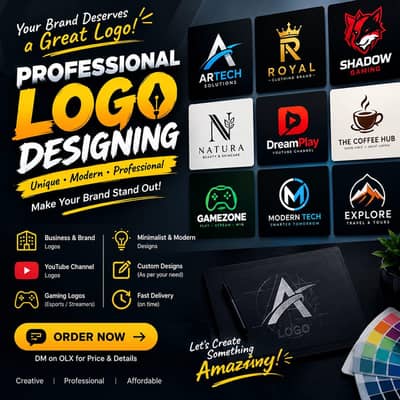 Professional Logo Design | Business, Brand & YouTube Logos