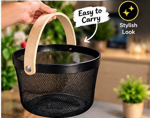 Stylish mesh basket. 2