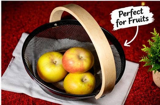 Stylish mesh basket. 3