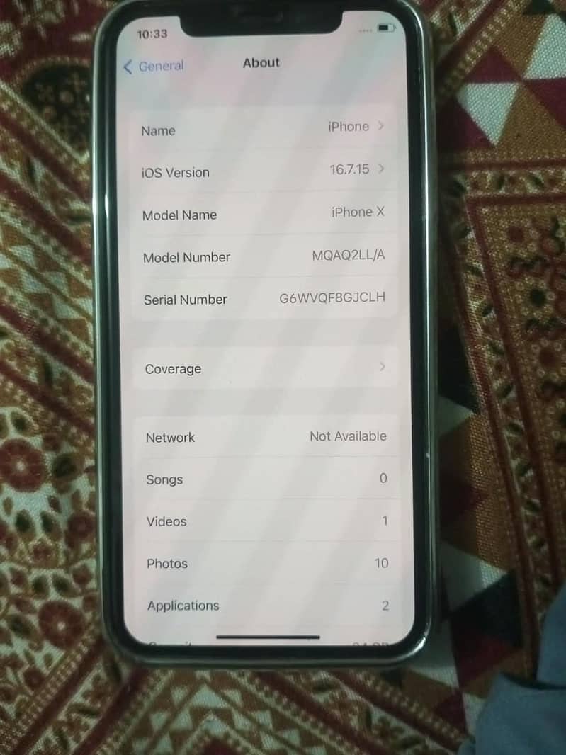 Apple iPhone X 5