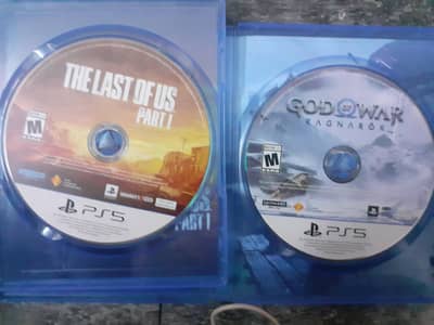 God of War ragnar or and last of US ps5 games