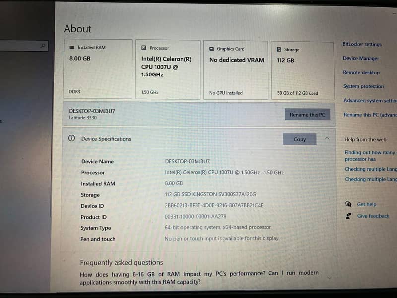 Dell Laptop 2